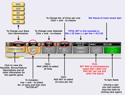 How To Play 5-Reel 25 Line Slots